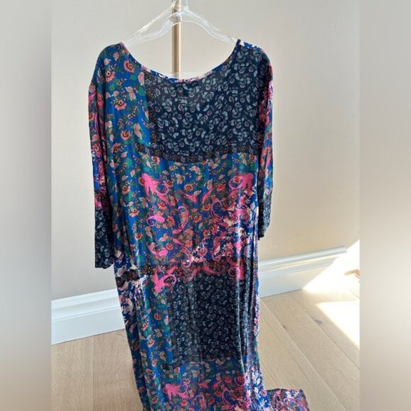 Hayden Los Angeles Kimono Beach Cover Up Floral Boho Size Large BNWT - Picture 4 of 5